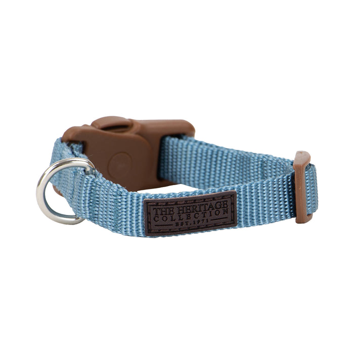 Ancol Heritage Magnetic Lock Collar Blue