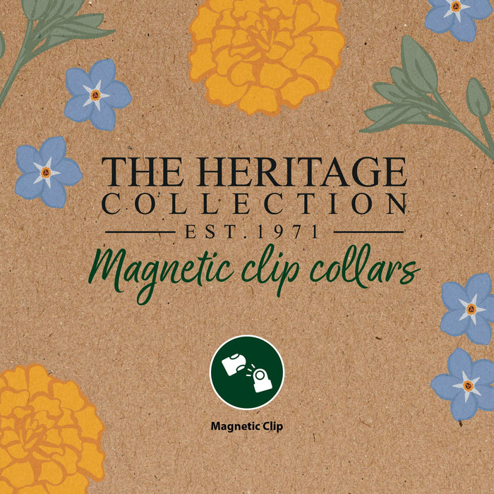 Ancol Heritage Magnetic Lock Collar Sage