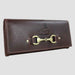 Lily Snaffle Purse Leather Brown