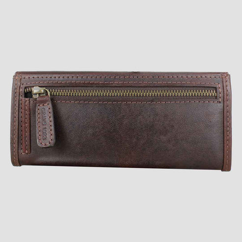 Lily Snaffle Purse Leather Brown