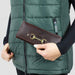 Lily Snaffle Purse Leather Brown