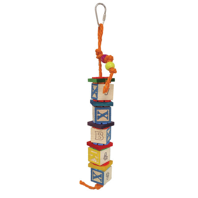 ABC Block Stacker Parrot Toy