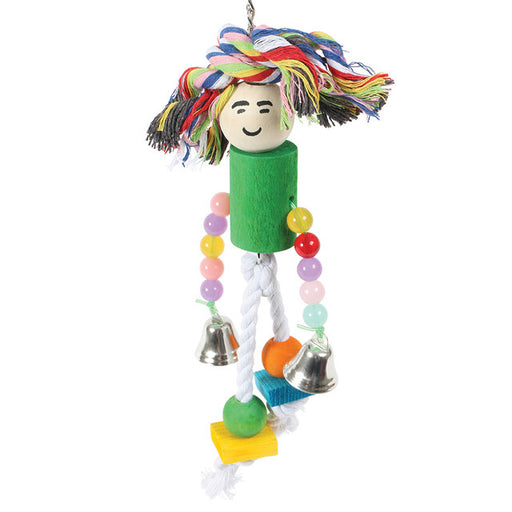 Beaky Buddies Lady Parrot Toy Wood