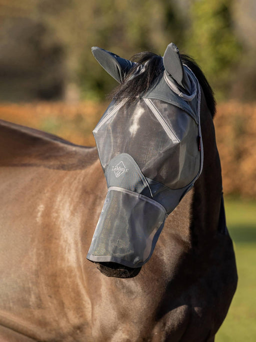 LeMieux Full Fly Mask ArmourShield Pro Grey
