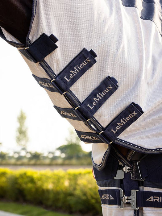 LeMieux Arika Shower-Tek Fly Rug Grey