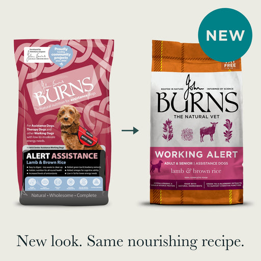Burns Alert Assistance Lamb & Brown Rice Dry Dog Food