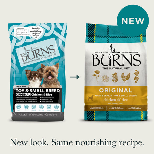 Burns Toy & Small Breed Original Chicken & Rice Dry Dog Food