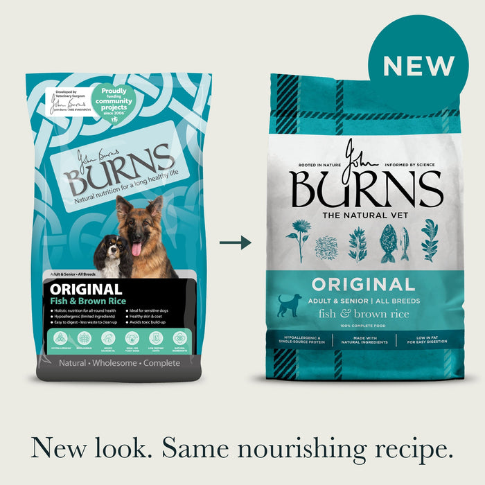 Burns Original Fish & Brown Rice Dry Dog Food