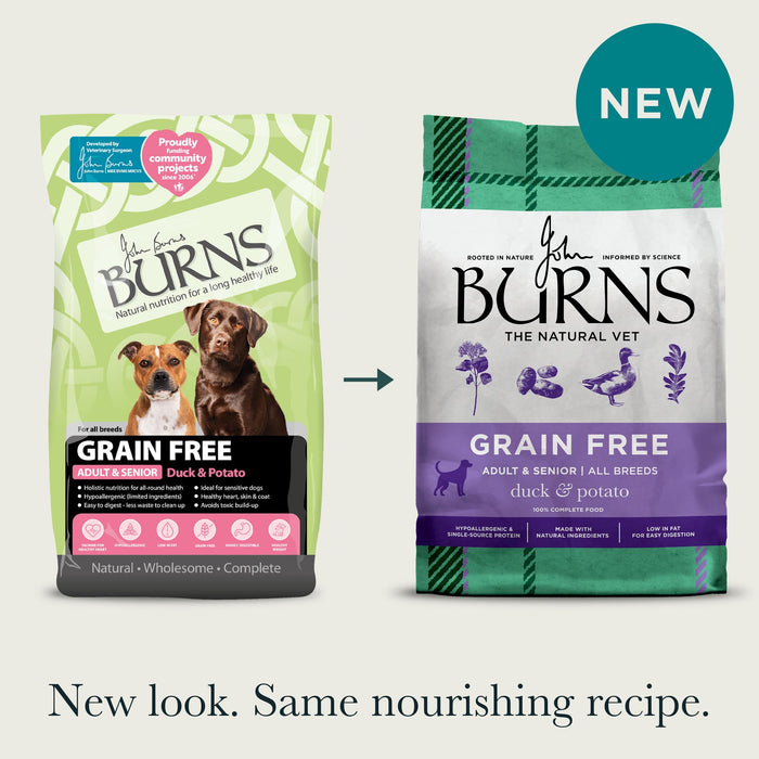 Burns Grain Free Duck & Potato Dry Dog Food
