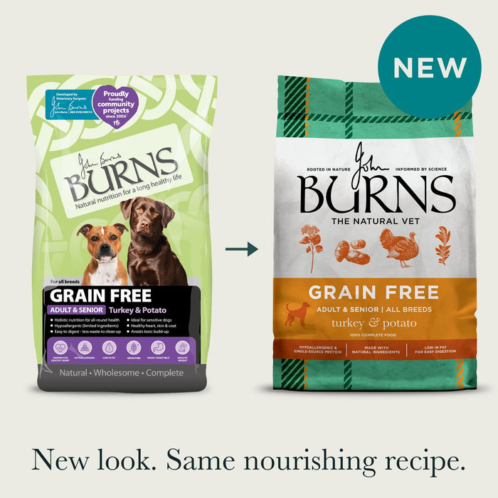 Burns Grain Free Turkey & Potato Dry Dog Food