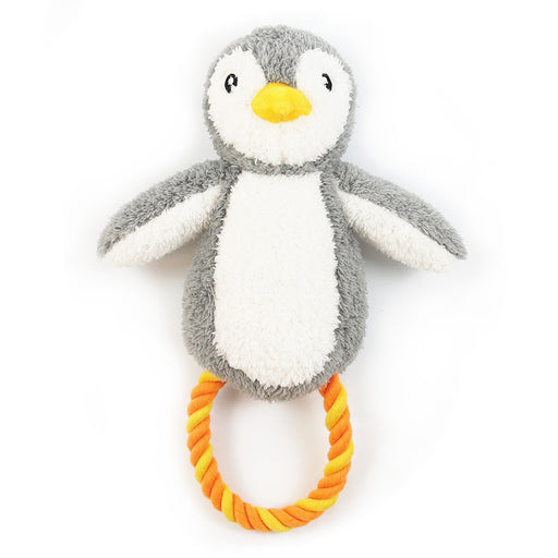 Happy Pet Christmas Pebble Penguin Rope Toy