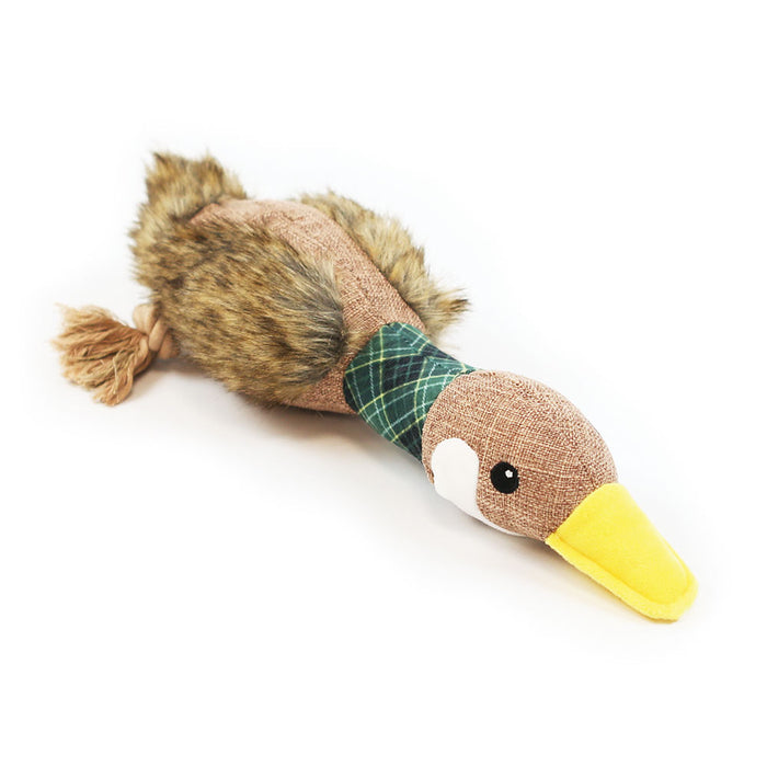 Happy Pet Christmas Festive Goose Green Toy