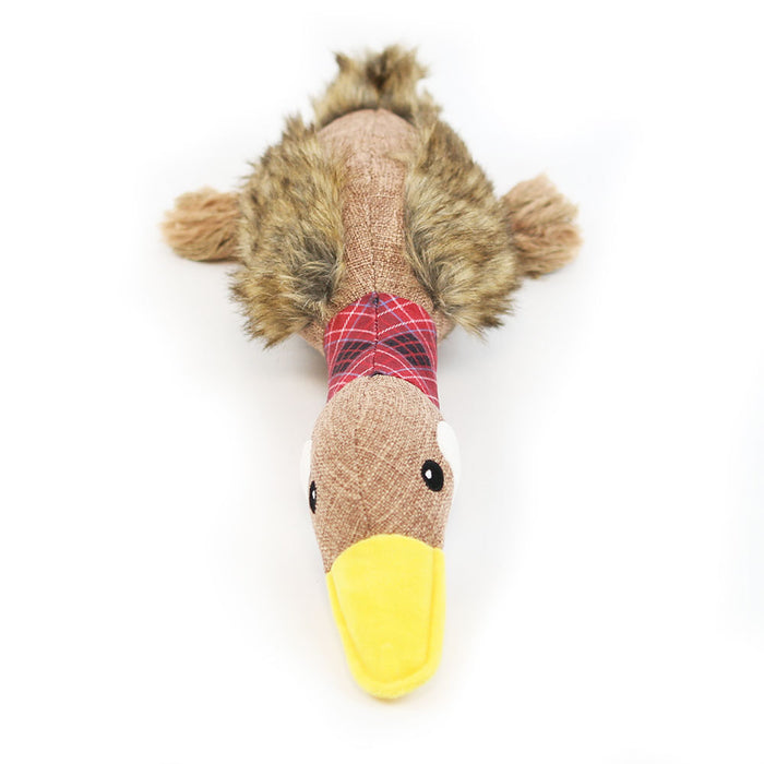 Happy Pet Christmas Festive Goose Red Toy