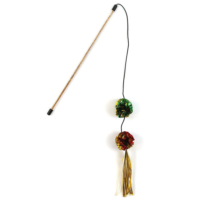 Happy Pet Christmas Bright Crinkler Cat Teaser