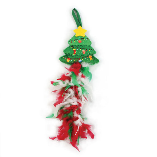 Happy Pet Christmas Tree Door Hanger Cat Toy