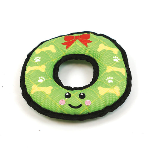 Happy Pet Christmas Wreath Tough Dog Toy