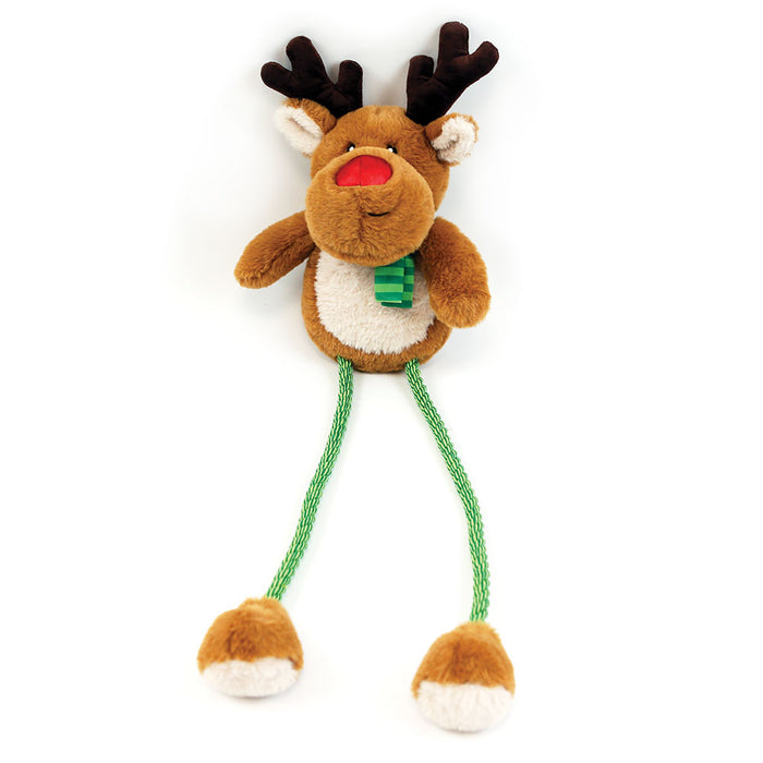 Happy Pet Christmas Ropee Long Legs Ronny Reindeer