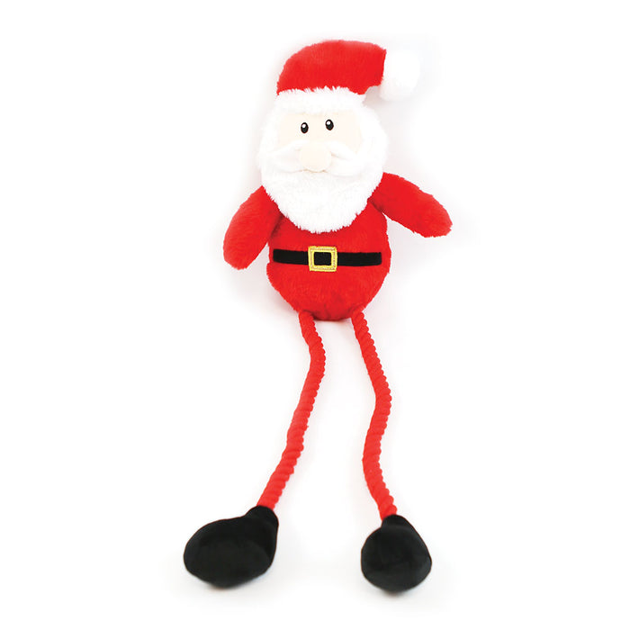 Happy Pet Christmas Ropee Long Legs Santa Toy