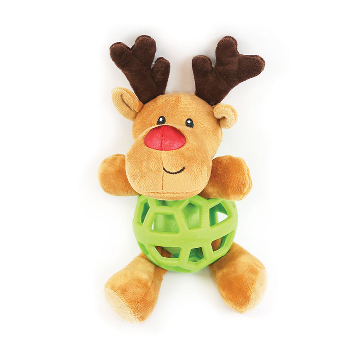 Happy Pet Christmas Ronny Reindeer TPR Body Toy