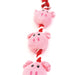 Happy Pet Christmas String Of Piglets Rope Toy