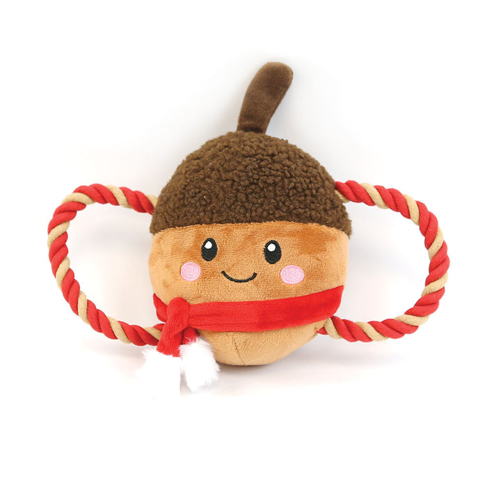 Happy Pet Christmas Chestnut Tug Of War Rope