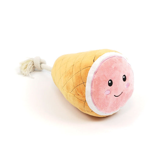 Happy Pet Christmas Ham Tough Rope Dog Toy