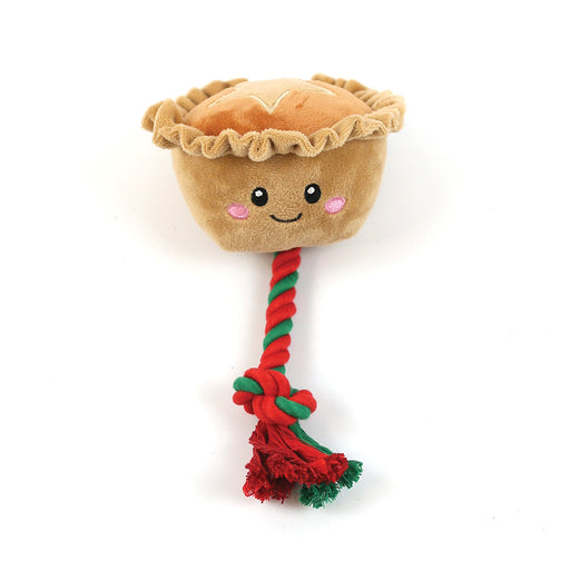 Happy Pet Christmas Ropee Mince Pie Toy