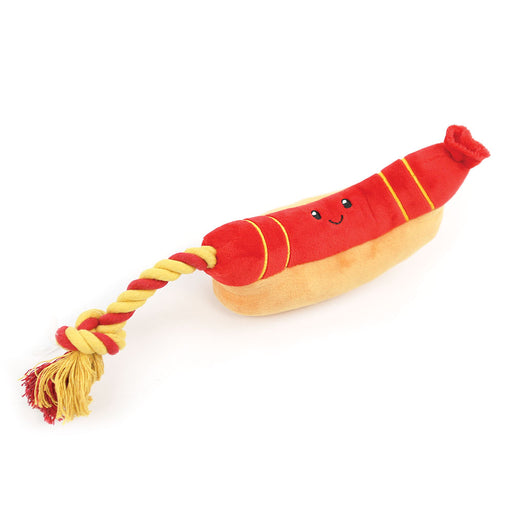 Happy Pet Christmas Ropee Hot Dog Dog Toy