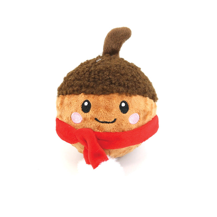Happy Pet Christmas Chestnut Squeaker Ball