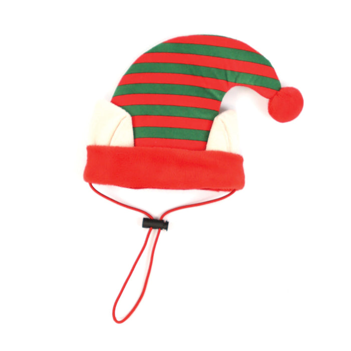 Happy Pet Christmas Elf Hat One Size