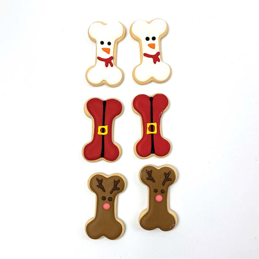 Happy Pet Xmas Bones Festive Biscuits 6pk