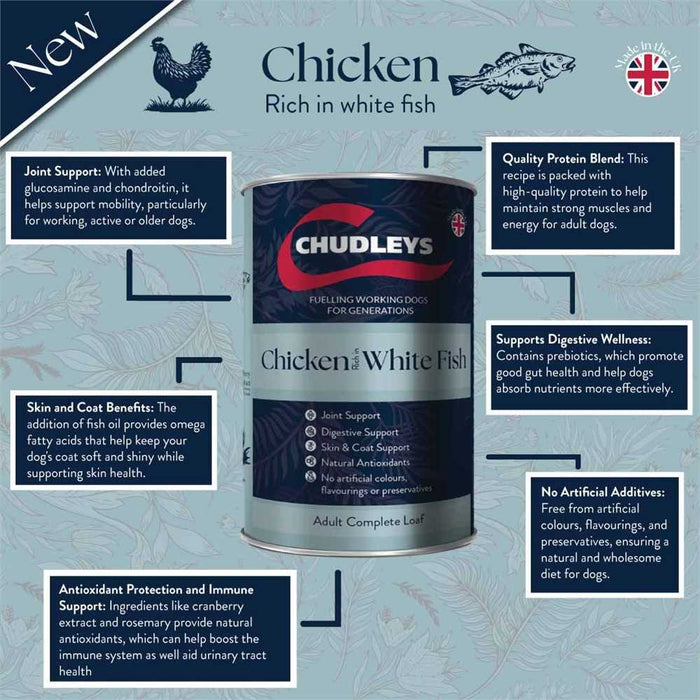 Chudleys Working Dog Variety Tins 12x395g