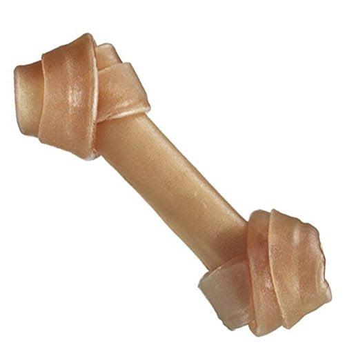 Rawhide Knotted Dog Chew 8" Single