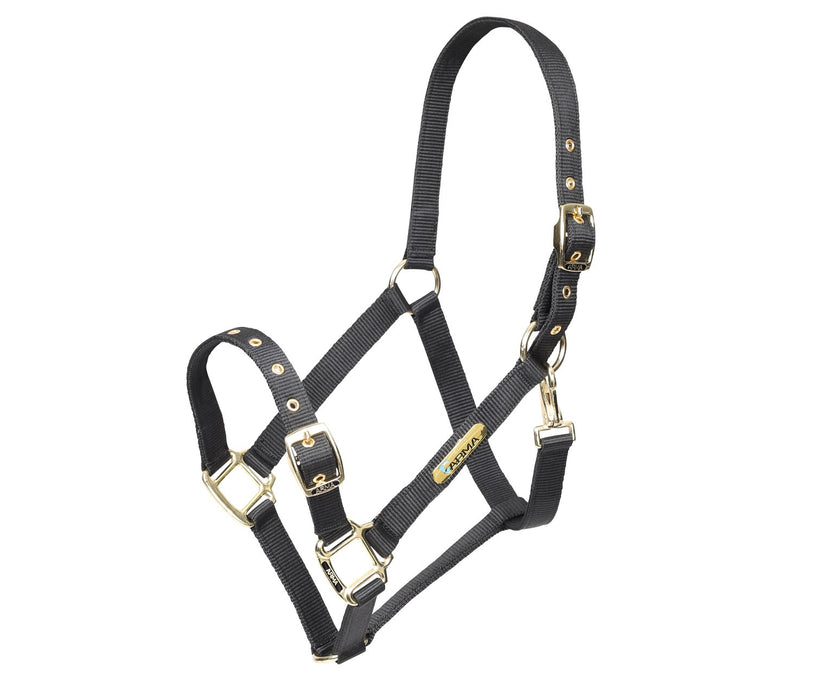 ARMA Adjustable Nylon Headcollar Black
