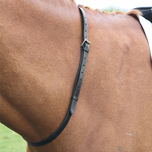 Leather Neck Strap Black 60"
