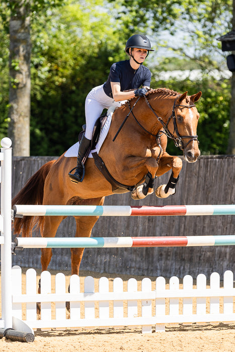 WoofWear Short Sleeved Tech Riding Shirt Navy