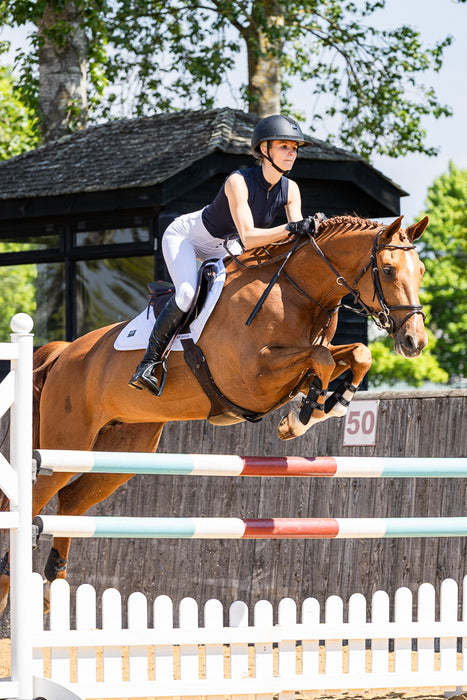 WoofWear Sleeveless Tech Riding Shirt Navy