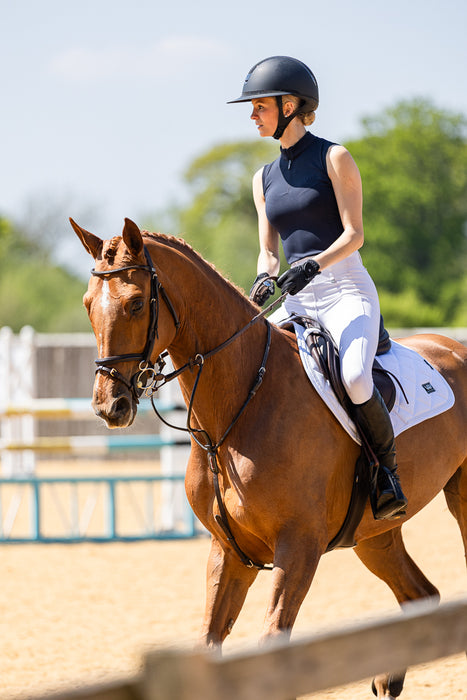 WoofWear Sleeveless Tech Riding Shirt Navy