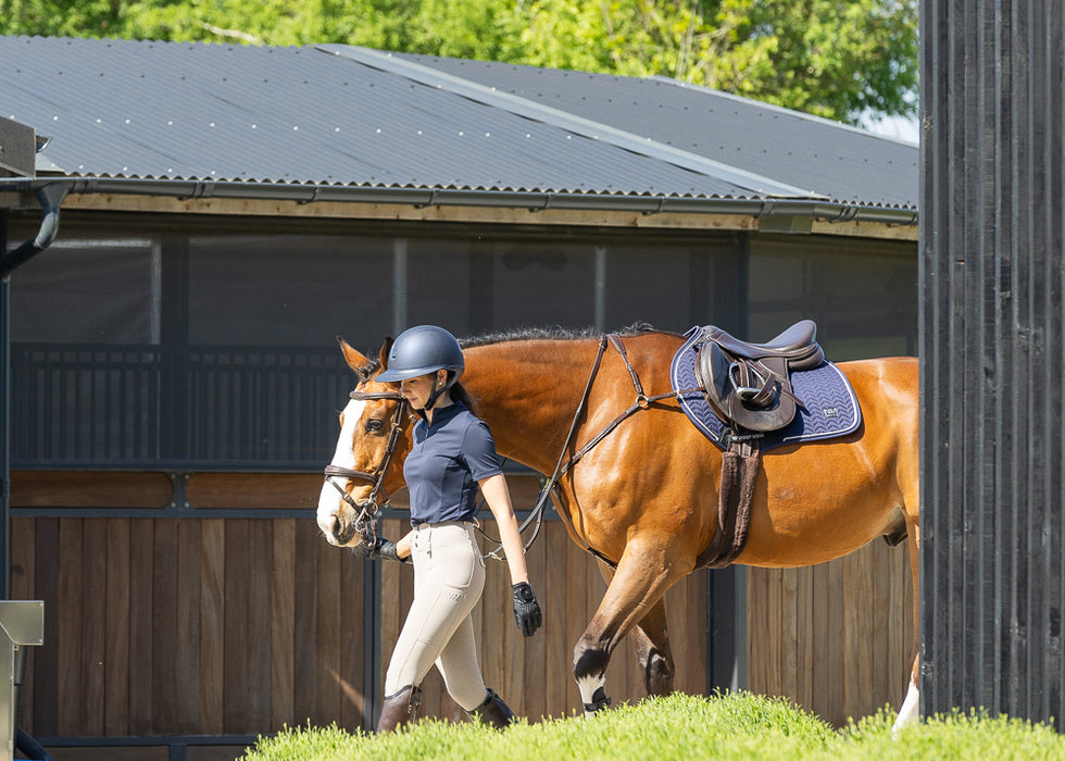 WoofWear Herringbone Saddle Pad Navy