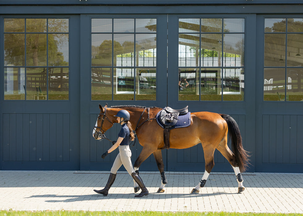 WoofWear Herringbone Saddle Pad Navy