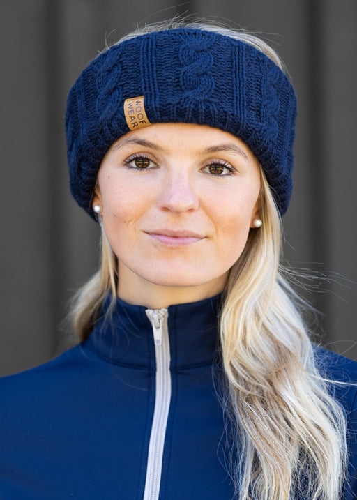 WoofWear Cable Headband Navy
