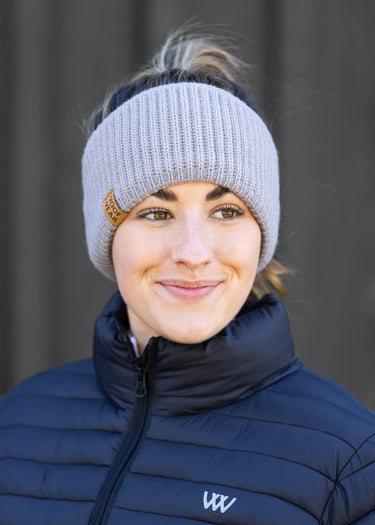 WoofWear Ribbed Head Band Stone
