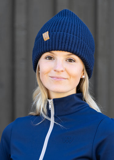WoofWear Ribbed Beanie Navy
