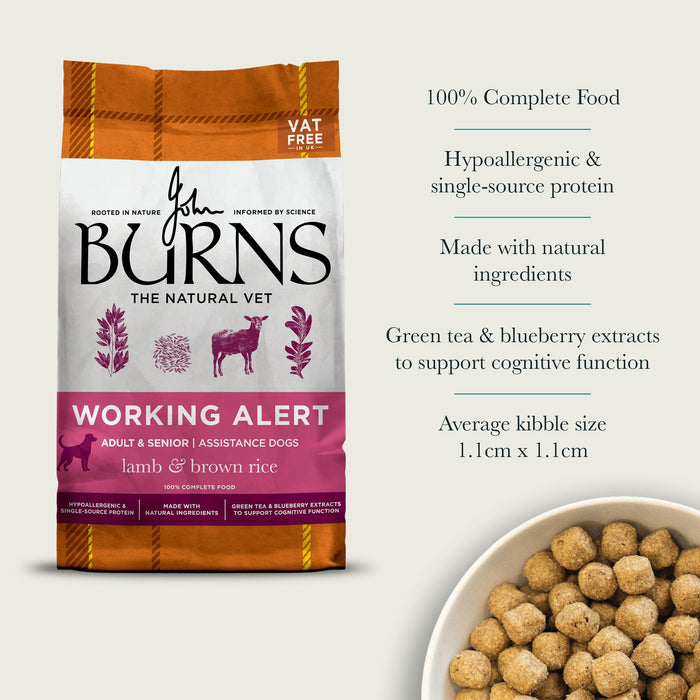 Burns Alert Assistance Lamb & Brown Rice Dry Dog Food