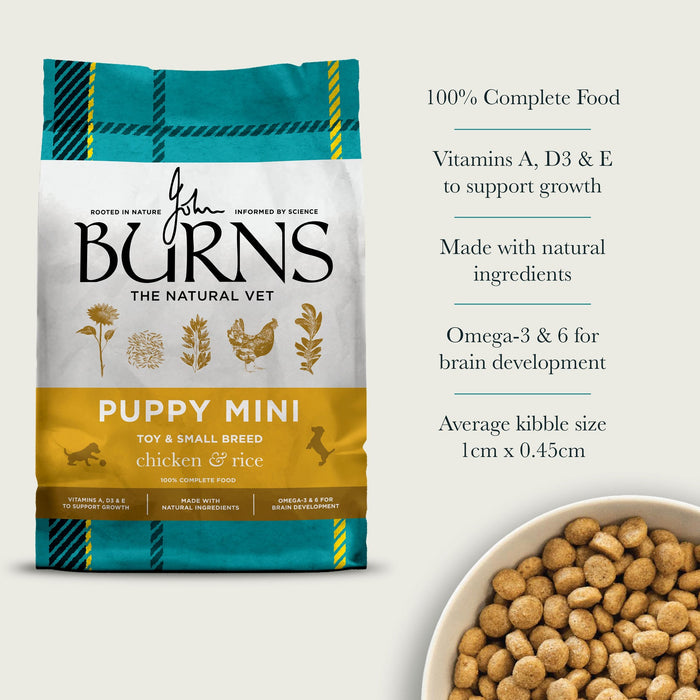 Burns Puppy Mini Chicken & Rice Dog Food