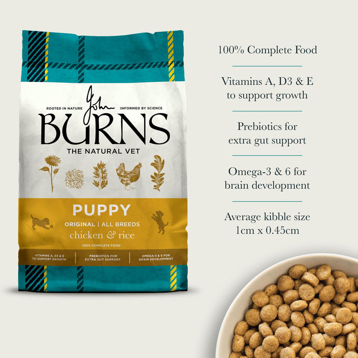 Burns Puppy Original Chicken & Rice Dry Dog Food