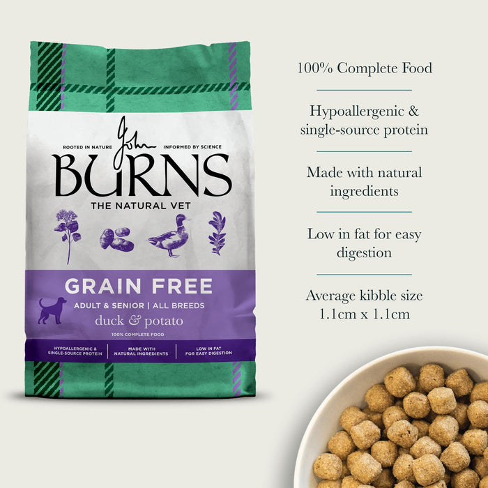 Burns Grain Free Duck & Potato Dry Dog Food
