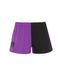 Hexby Shorts Black & Purple Harlequin Zips