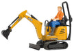 JCB Micro Excavator 8010 CTS+construction worker