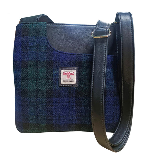 Mina Harris Tweed Cross Body Bag Blackwatch

